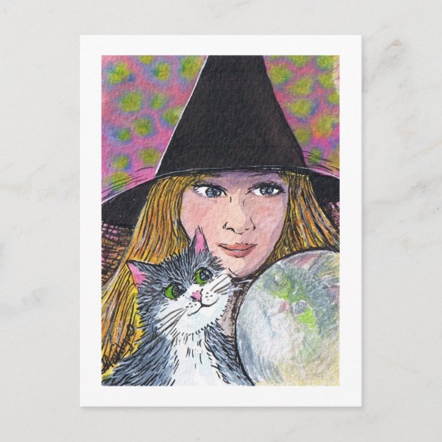 Postal Balón de cristal (Anverso)