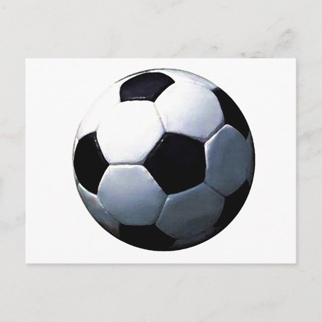 Postal Balón de fútbol (Anverso)