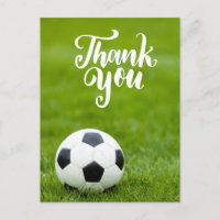 Balón de fútbol con palabra Gracias