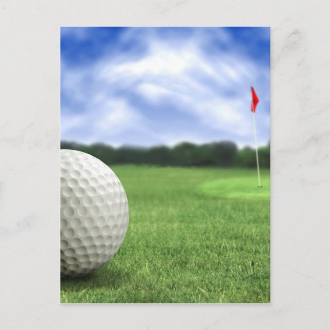 Postal Balón de golf 4 (Anverso)