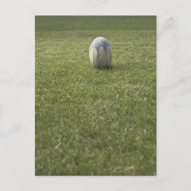 Postal Balón de rugby (Anverso)