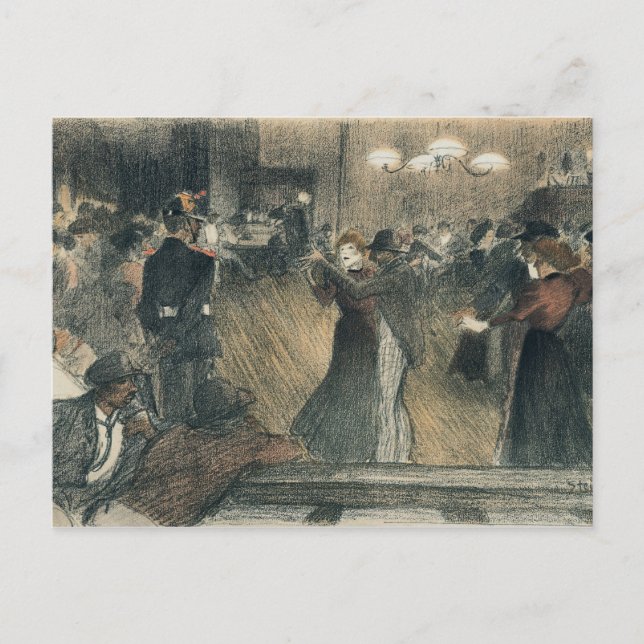 Postal Balón en la Barriere (Anverso)