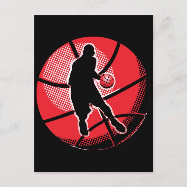Postal Baloncestistas Retro (Anverso)