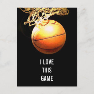Postal Baloncesto - Arte de Ilustracion deportivo