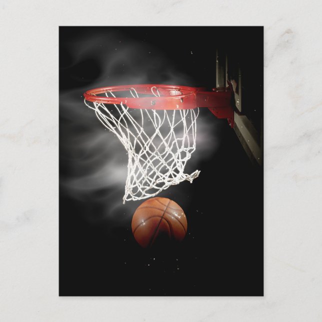 Postal Baloncesto Ball & Net (Anverso)