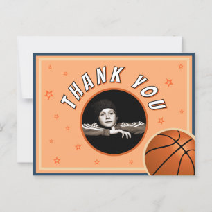 Postal Baloncesto Ball Sports Birday Foto Gracias