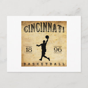 Postal Baloncesto Cincinnati Ohio 1896