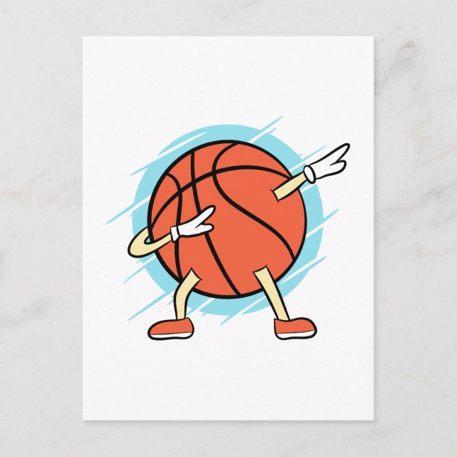 Postal Baloncesto Dabbing (Anverso)