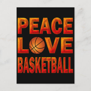 POSTAL BALONCESTO DE AMOR DE LA PAZ