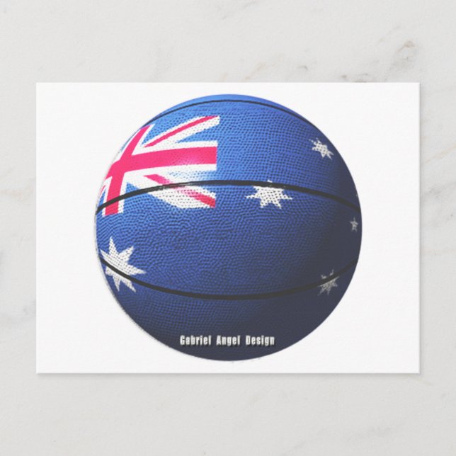 Postal Baloncesto de Australia (Anverso)