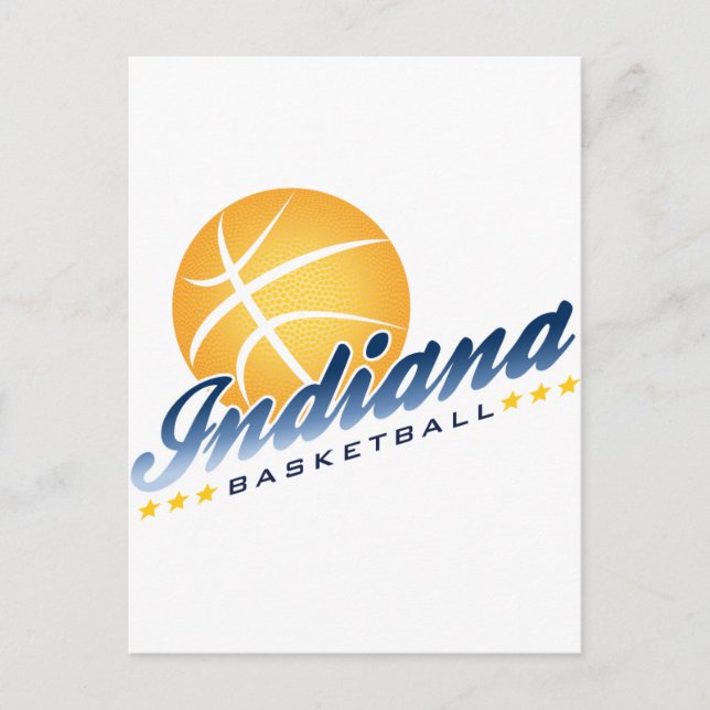Postal Baloncesto de Indianapolis (Anverso)