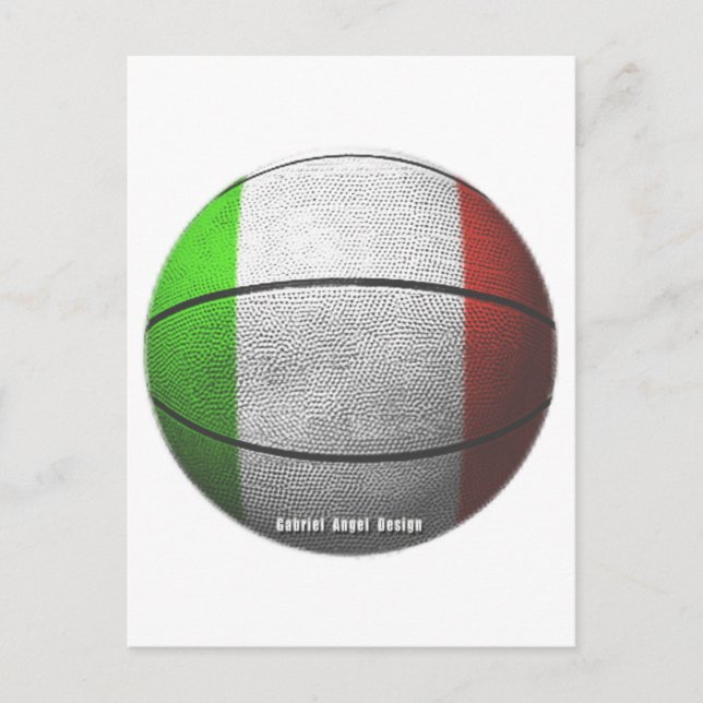 Postal Baloncesto de Italia (Anverso)