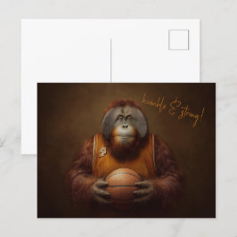 Postal Baloncesto de Orangutan