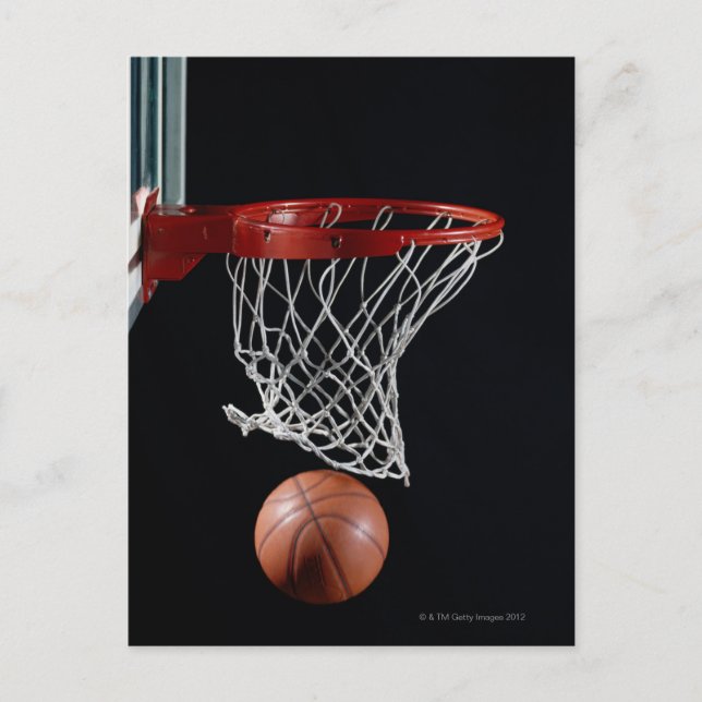 Postal Baloncesto en Hoop (Anverso)