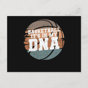 Postal Baloncesto está en mi ADN   para Basketball Lover