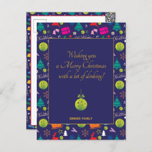 Postal Baloncesto 🎄 Feliz Navidad, texto personalizado