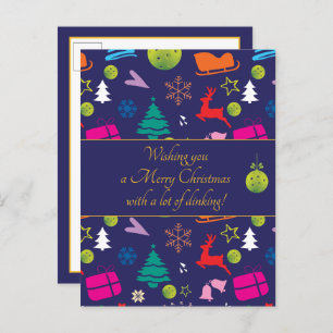 Postal Baloncesto 🎄 Feliz Navidad, texto personalizado