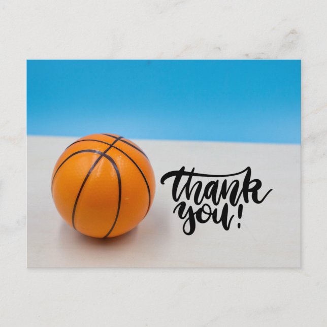 Postal Baloncesto Gracias (Anverso)