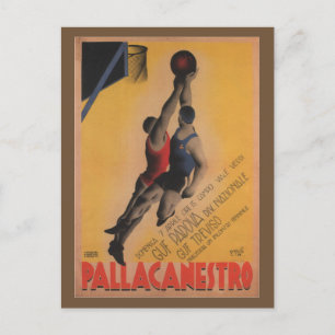 Postal Baloncesto italiano de época