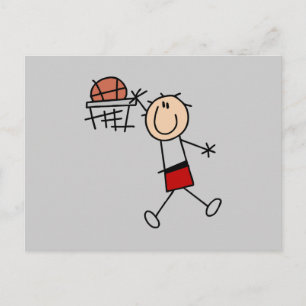 Postal Baloncesto Mate - Camisetas Rojas y Regalos