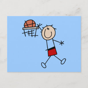 Postal Baloncesto Mate - Camisetas Rojas y Regalos