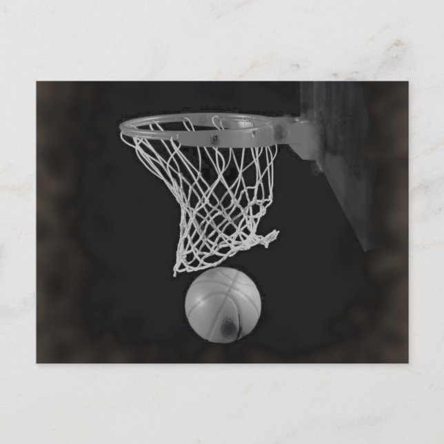 Postal Baloncesto Sepia (Anverso)