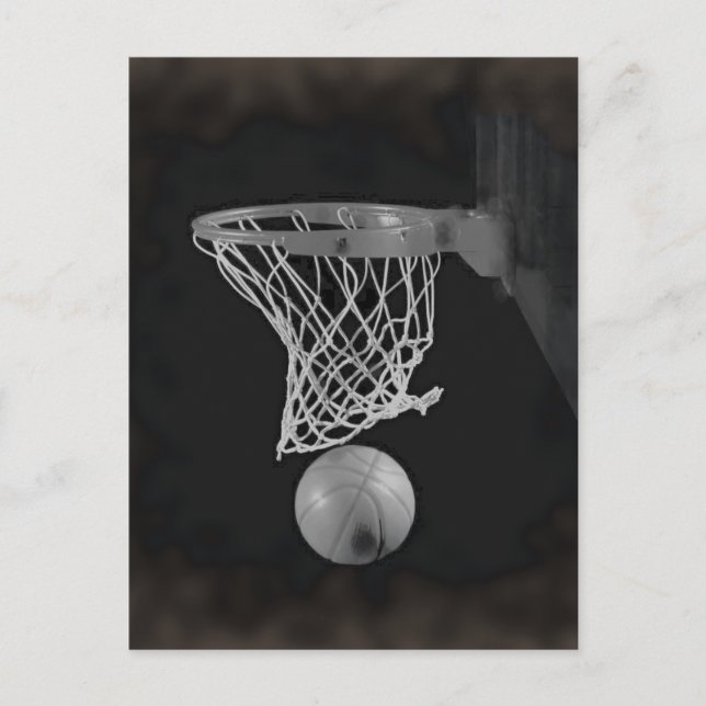 Postal Baloncesto Sepia (Anverso)