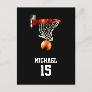 Postal Baloncesto Su Nombre