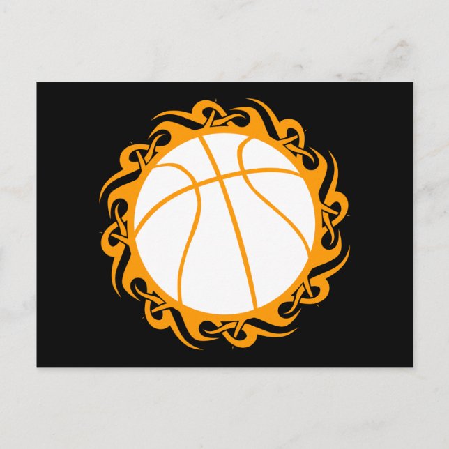 Postal baloncesto tribal (Anverso)