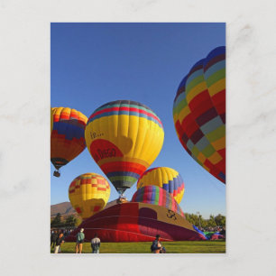 Postal Balones de aire caliente