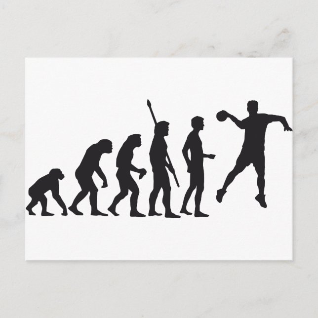 Postal balonmano (Anverso)