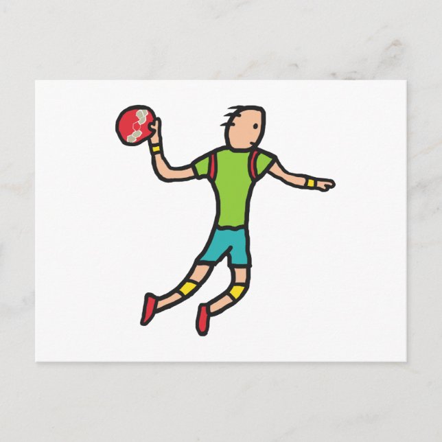 Postal Balonmano (Anverso)