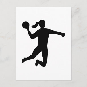 Postal Balonmano femenino