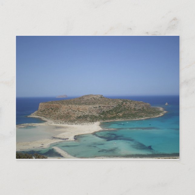 Postal Balos Beach, Creta, Grecia (Anverso)