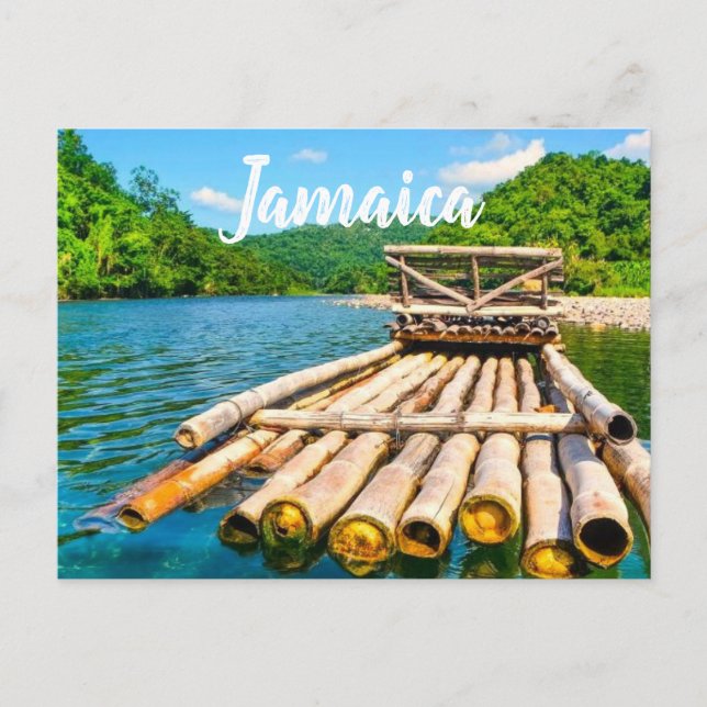 Postal Balseo en ríos de Jamaica (Anverso)