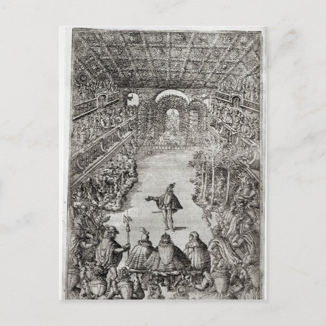 Postal Balthazar de Beaujoyeux (Anverso)