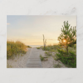 Postal Baltic sea view in Liepaja, Latvia