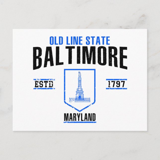 Postal Baltimore (Anverso)