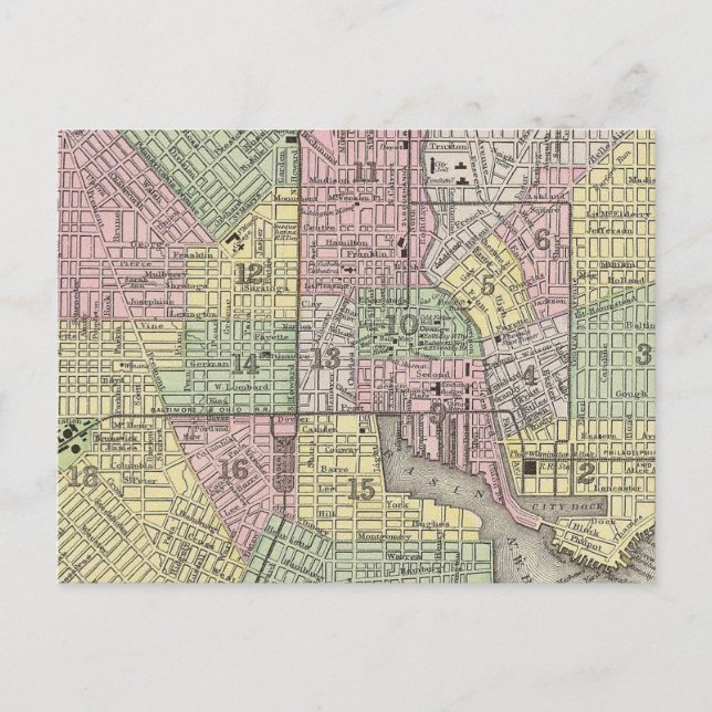 Postal Baltimore (Anverso)