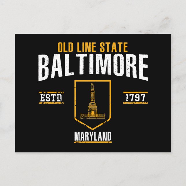 Postal Baltimore (Anverso)