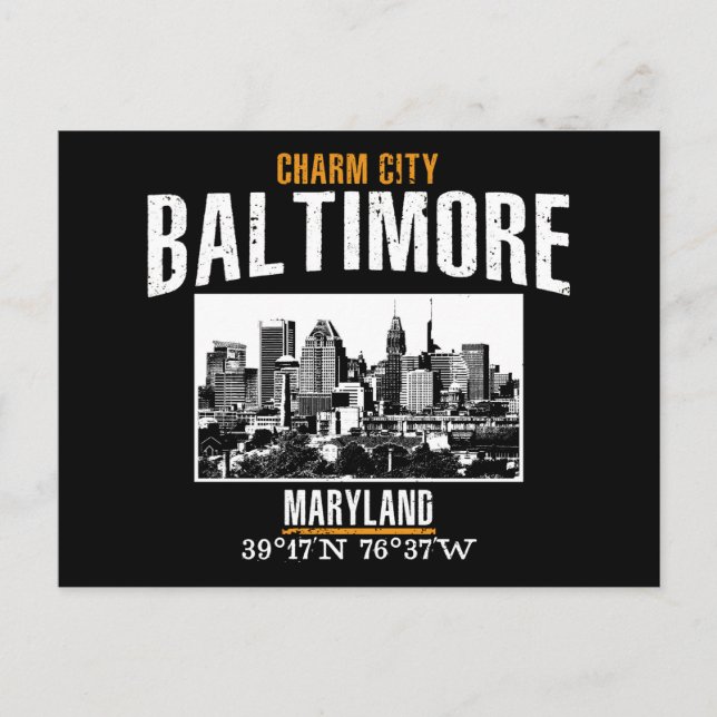 Postal Baltimore (Anverso)
