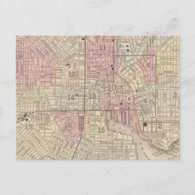 Postal Baltimore 4 (Anverso)