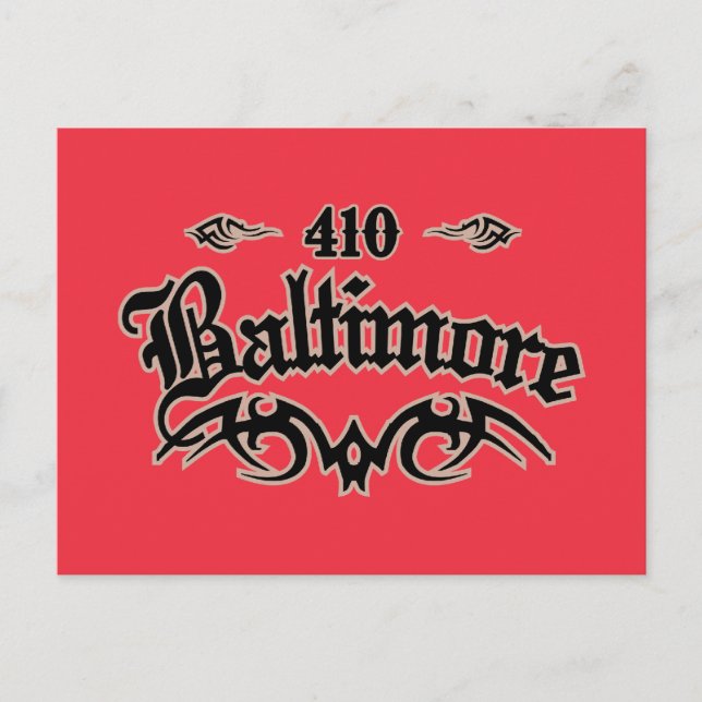 Postal Baltimore 410 (Anverso)