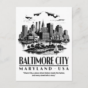 Postal Baltimore Ciudad Maryland EE. UU.