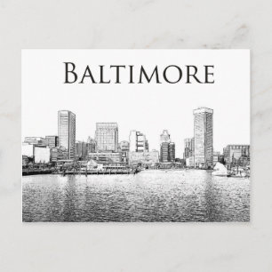 Postal Baltimore: Escena del puerto interior