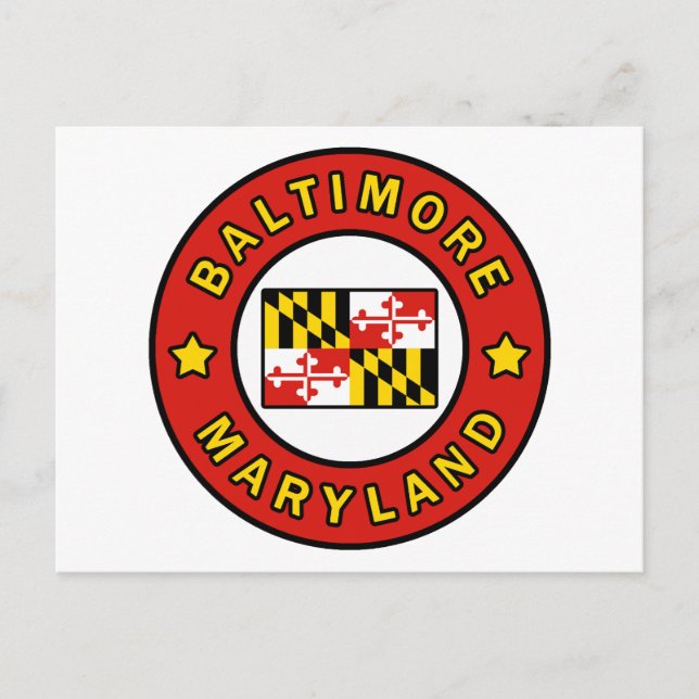 Postal Baltimore Maryland (Anverso)