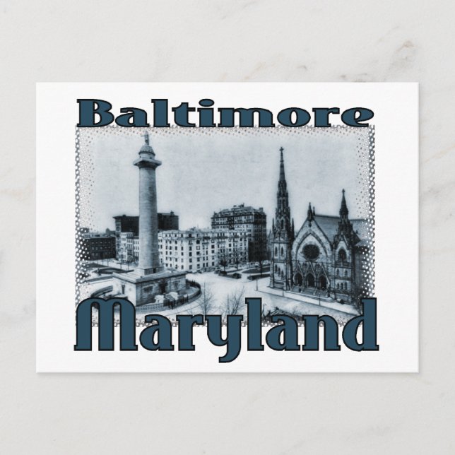 Postal Baltimore, Maryland (Anverso)