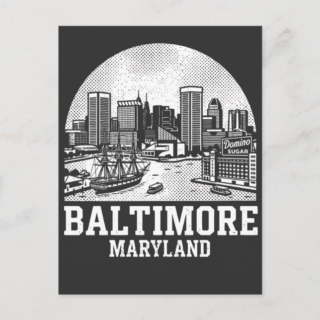 Postal Baltimore Maryland (Anverso)