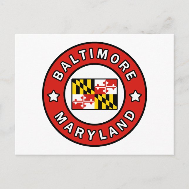 Postal Baltimore Maryland (Anverso)