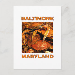 Postal Baltimore Maryland cocido al vapor critica